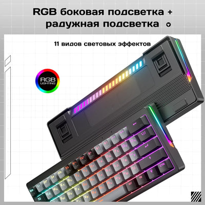 FURYCUBE AG61 60% wired gaming mechanical keyboard RGB hot swappable keyboard suitable for convenient gaming