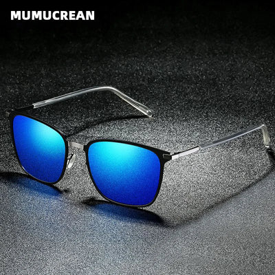 Men's Sunglasses New Arrival Square Polarized Sunglasses Metal Driver Night Vision Goggles Sunglasses