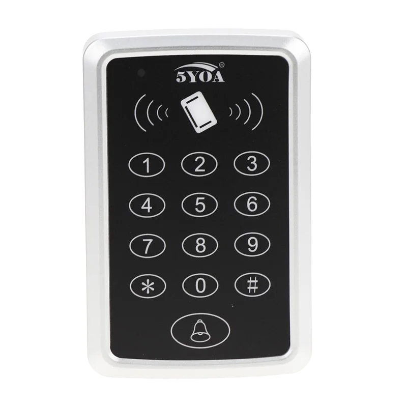 125KHz RFID Access Control Keypad EM Card Reader Door Access Control System Door Lock Opener Keyboard System