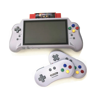 RETROAD 5+PLUS 16bit 7inch big screem HD ULTRA SNES POCKET  Video Game Console handheld game player  2.4G Wireless controllers