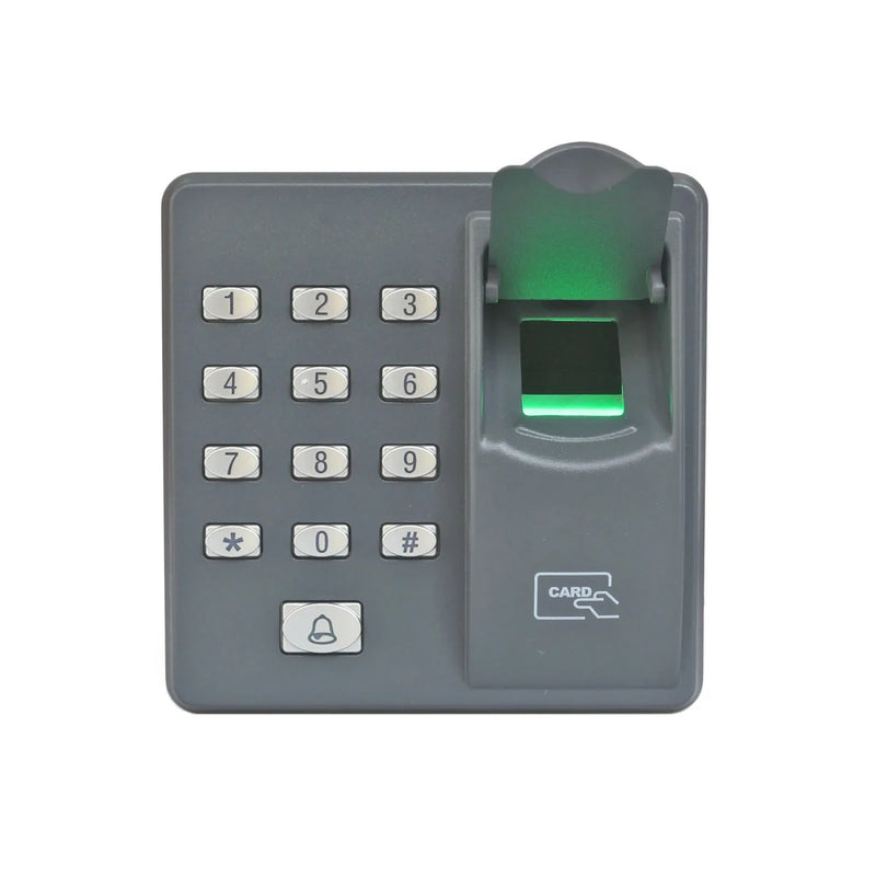 DIYSECUR Biometric Fingerprint Access Control Machine Digital Electric RFID Reader Code Password Keypad System for Door Lock