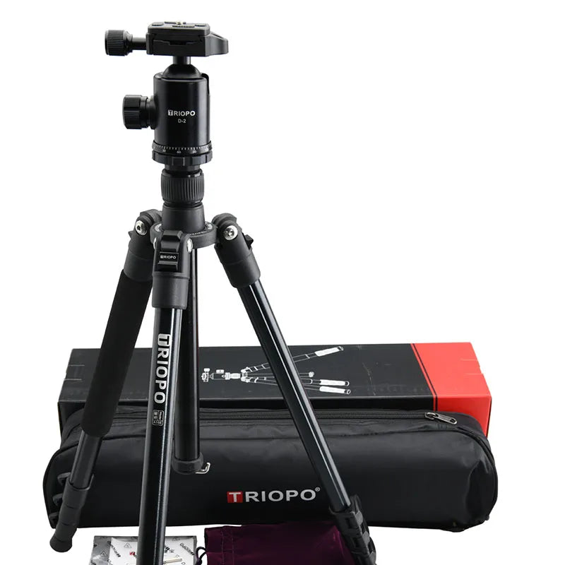 Triopo DSLR Flexible Tripod Extendable Travel Lightweight Stand Remote Control For Mobile Cell Phone Mount Camera