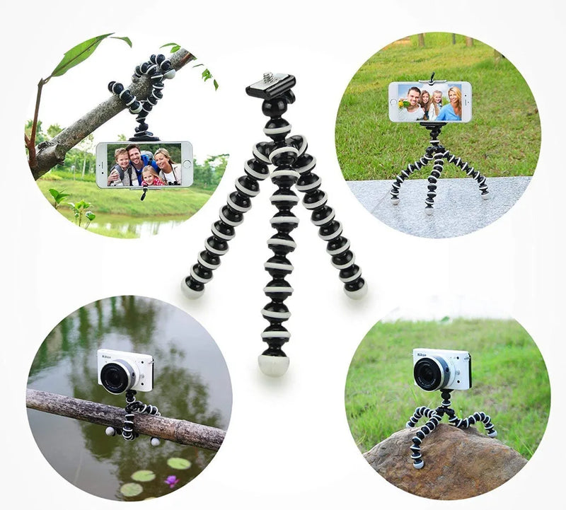 Universal Mini Flexible Tripod Stand Octopus Tripod Phone Holder Action Camera Stand Smartphone Holder With Clip Photography