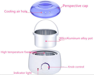 Dropshipping Paraffin Wax Warmer 200cc /500cc Mini Wax Heater Feet Mini SPA Hand Machine Body Depilatory Hair Removal Tool