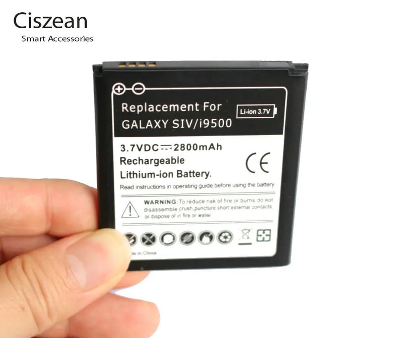 1x 2800mAh EB485760LU B600BC /E Replacement Li-ion Battery For Samsung Galaxy S4 SIV i9500 i9505 i9502 i9508 i9506  I337 I545