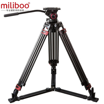 miliboo MTT609A Professional Heavy Duty Hydraulic Head Ball DSLR/Camera Tripod/Stand/support/bracket for Video  Load 15 kg Max