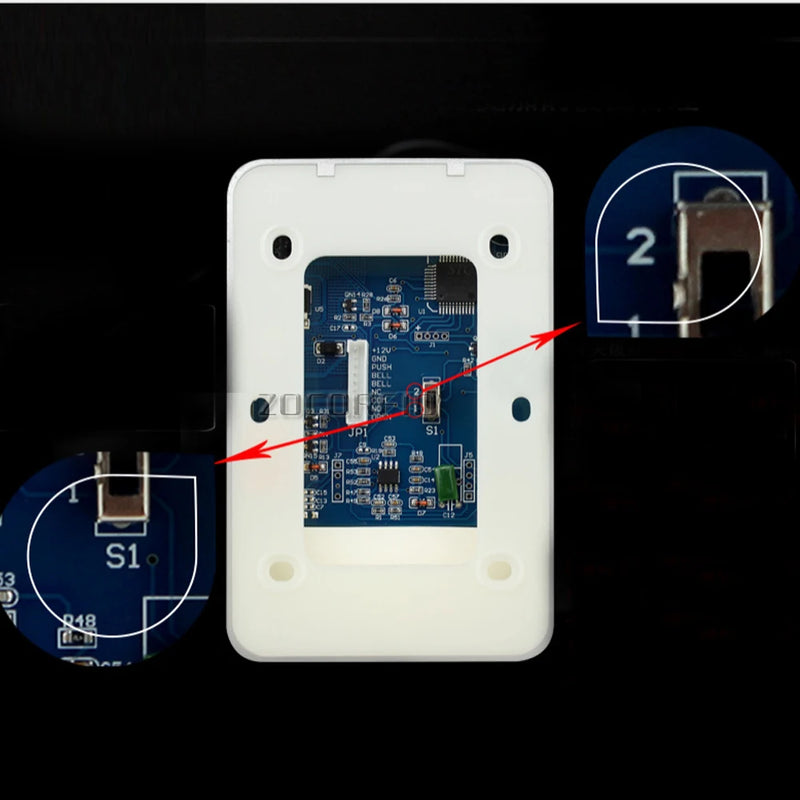 Touch keypad  with 10pcs EM keychains RFID Access Control Keypad digital panel Card Reader For Door Lock System