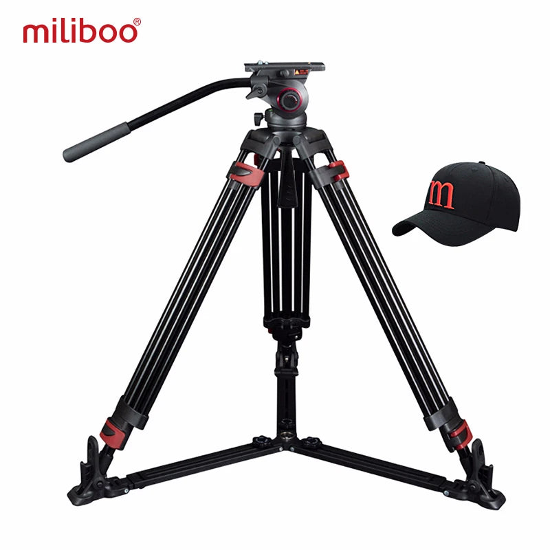 miliboo MTT609A Professional Heavy Duty Hydraulic Head Ball DSLR/Camera Tripod/Stand/support/bracket for Video  Load 15 kg Max