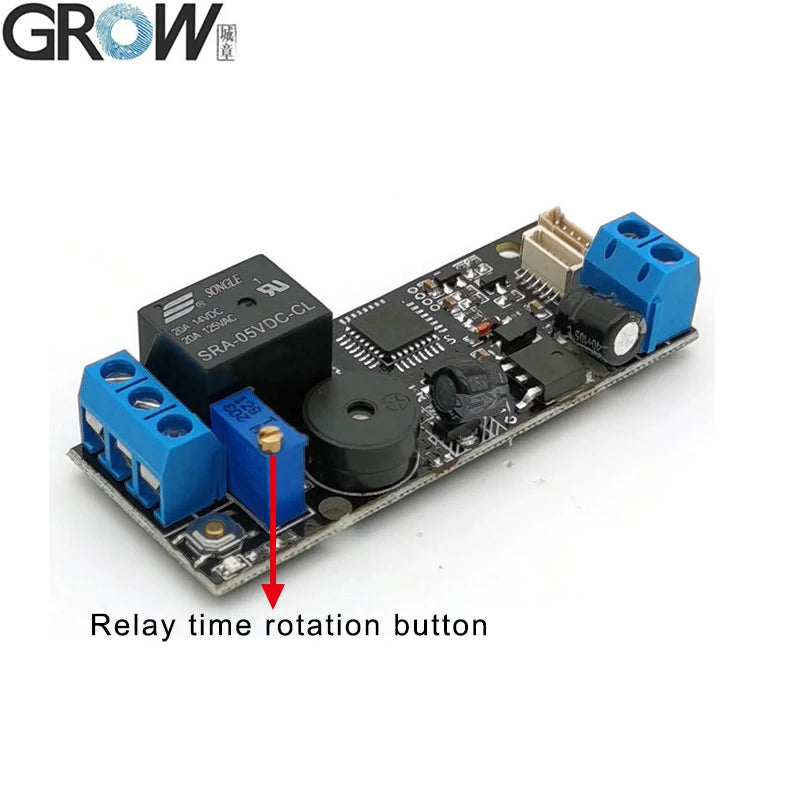 GROW K202+R502-AW DC12V Low Power Consumption Fingerprint Access Control Board