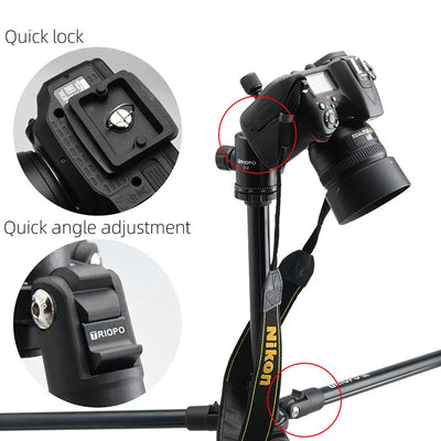 Triopo DSLR Flexible Tripod Extendable Travel Lightweight Stand Remote Control For Mobile Cell Phone Mount Camera