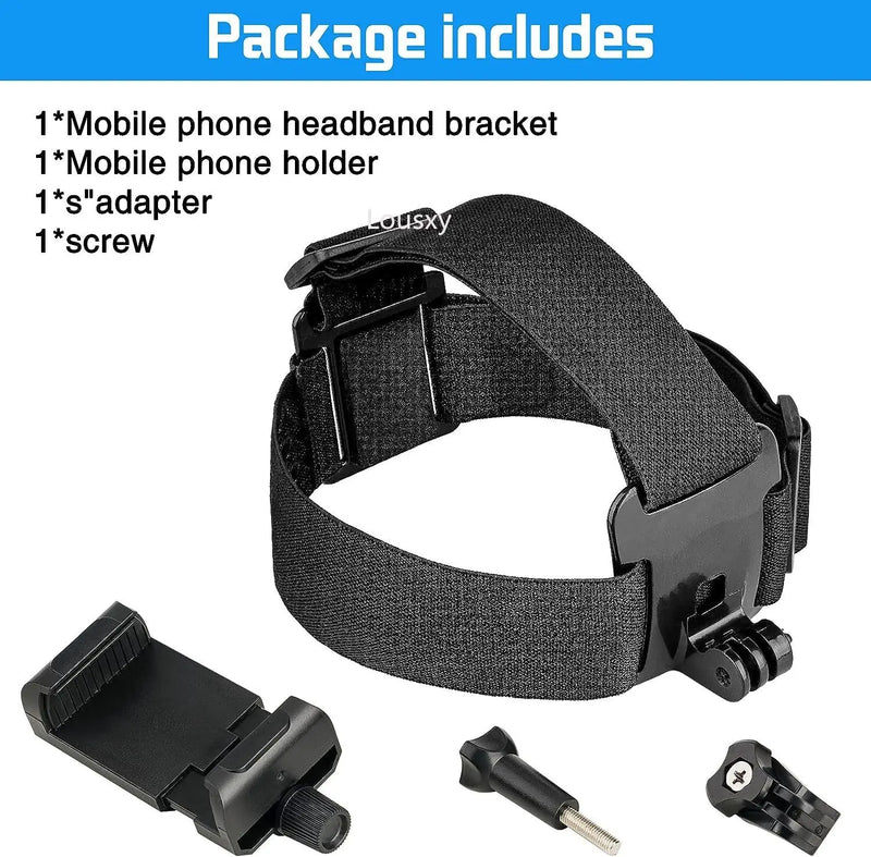 Mobile Phone Chest Harness Strap Holder Head Strap Mount Kit VLOG POV For iPhone Samsung GoPro Hero DJI OSMO AKASO Action Camera