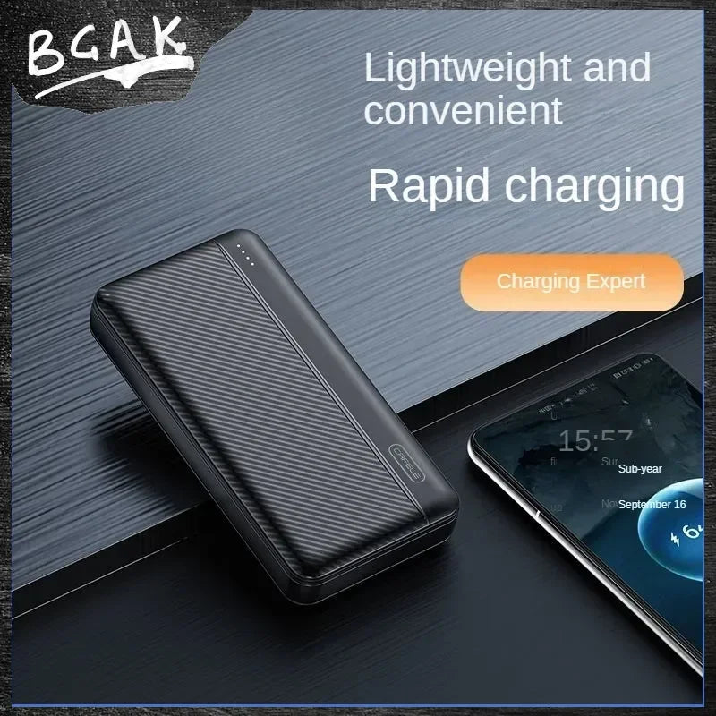 Universal Large Capacity Power Bank 200000mAh 20000mah Fast Charging Portable for Android Mobile Phone Universal BCAK