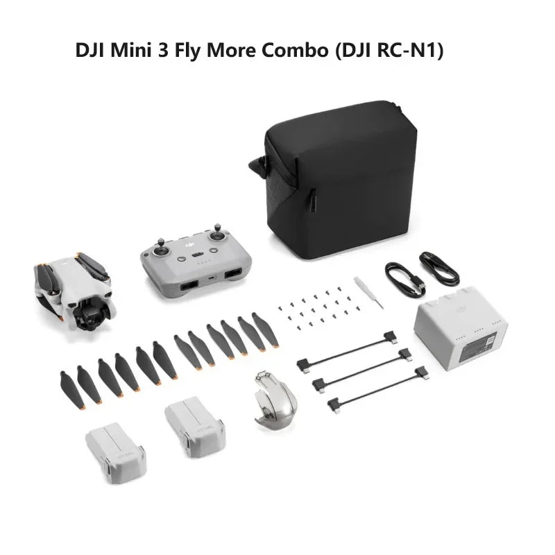 New Brand New DJI Mini 3 Drone No RC RC-N1 DJI RC Combo Plus Professional 4K HDR Video 10km Transmission