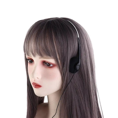 Personality Over Ear Headphone Wired 3.5mm Retro Feelings Headphone Vintage 80s 90s Walkman Headphone Photo Props