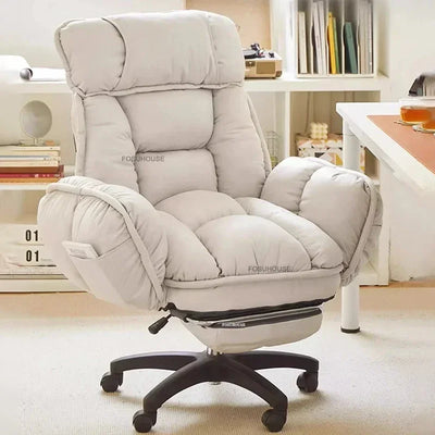 Luxury Ergonomic Office Chairs Dormitory Gaming Chair European Home Furniture Backrest Computer Armchair Bedroom Lazy Sofa Chair