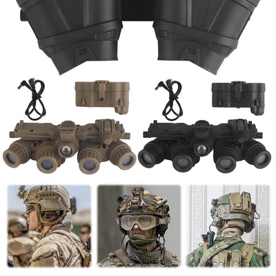 GPNVG 18 Night Vision Goggle No Function Helmet Binocular Model Dummy Binoculars Airsoft Hunting Binoculars for Fans Collection