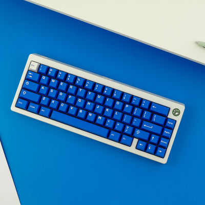 121 Keys Classic Blue Keyboard Keycaps Double Shot ABS Keycaps Cherry Profile for Gateron MX Switches Mechanical Gamer Keyboard