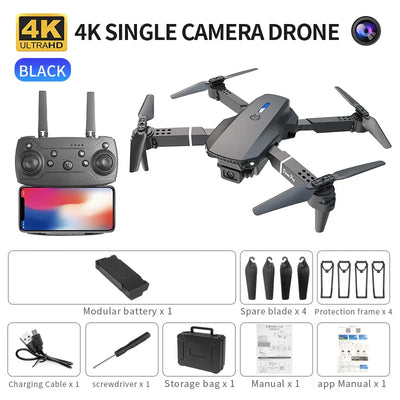 Cheap Price E88 Pro Drone Foldable Remote Control Drone With HD Dual Camera Height Hold Wifi RC Foldable Quadcopter Dron