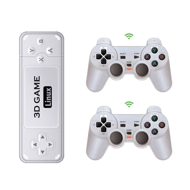 Y6 Retro Video Game Console with Dual 2.4G Wireless Controllers Wireless Retro Game Console Built in 10000+ Games for Television