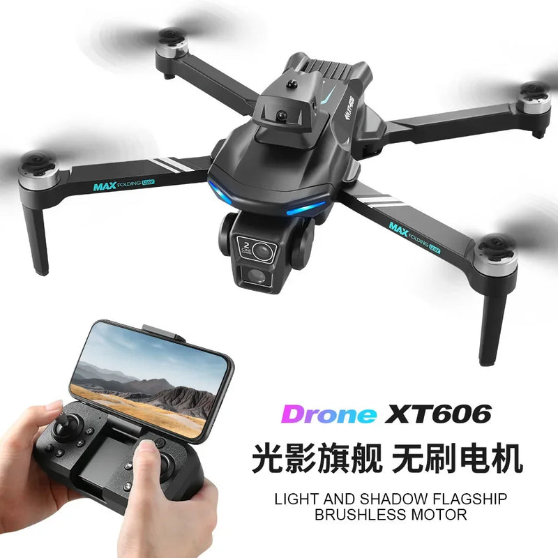 Brushless Aerial Photography Drone XT606 High-definition Photography with Optical Flow Obstacle Avoidance Remote Control Drone