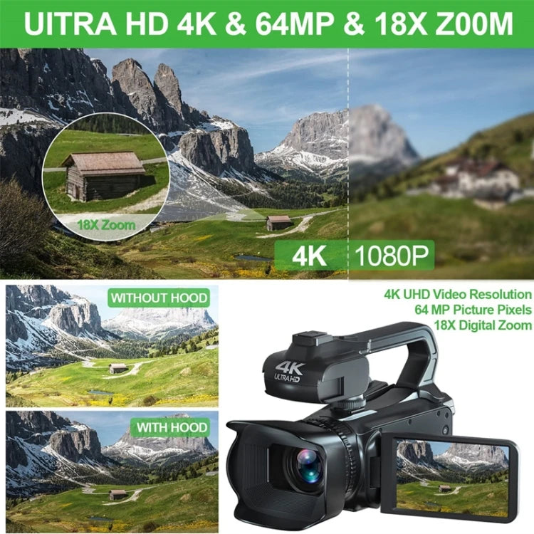 YYHC-Universal 4K Camcorder recorder  with handle grips Rx200 48 Million Handheld Hd Digital Video Camera 4k Camcorder Dv Camera