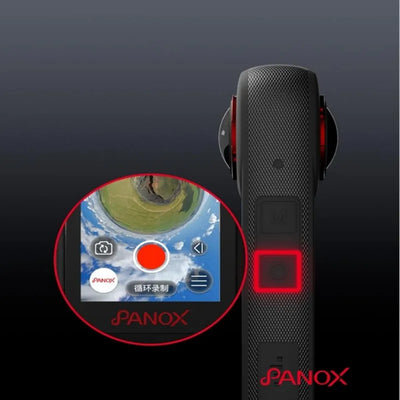 PanoX V3 360°Action  Camera IPX8 Waterproof 1600mAh Replaceable Battery 5.7K Loop Recording 12K HDR  360°Photo