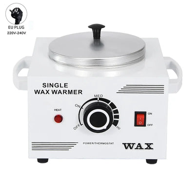 Electric Wax Heater Single Pot Depilatory Wax Warmer Machine Facial Skin Waxing Kit Hair Removal Tool Hand Feet Spa Epilator