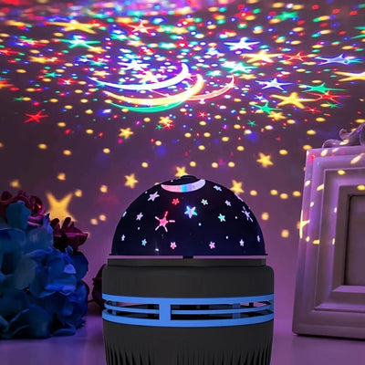 A Starry Projector，Bedroom Game Room、Home Theater、Ceiling、Night Light Projector Room Decoration，Camping