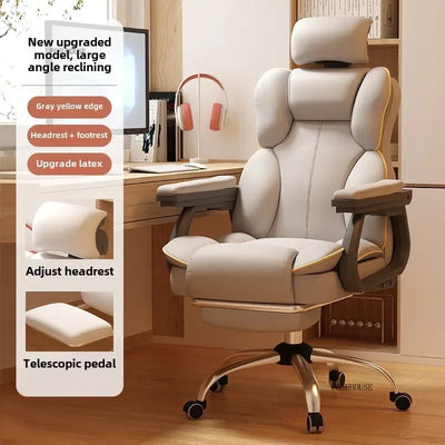 Comfortable Backrest Computer Chair Nordic Home Ergonomic Office Chairs Boss Sofa Chair Live Gaming Chair for Office Furniture