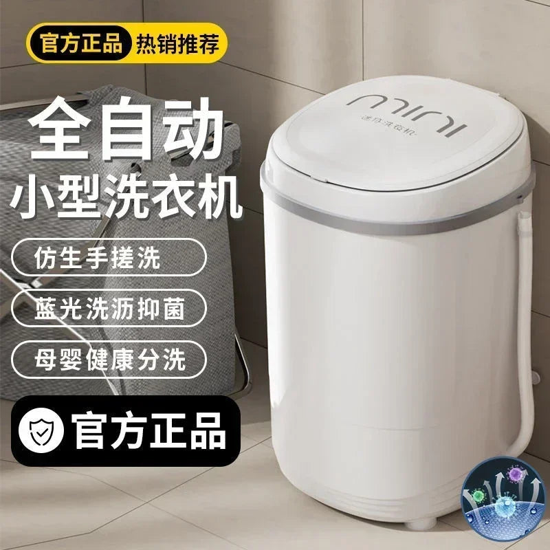 New home washing machine - small, high-capacity mini. Semi-automatic. For dorm/rental room. For kids baby