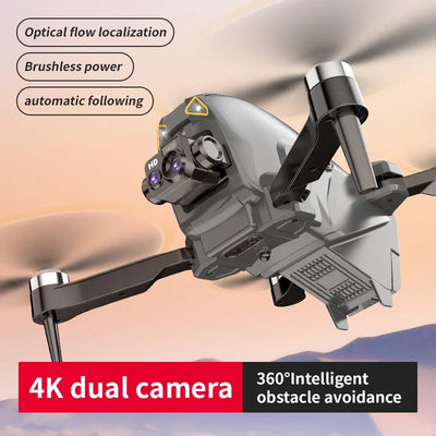 S177 RC Drone 4K Professional HD Dual Camera Brushless Optical Flow Ostacle Avoidance Position Aerial Photography FPV Quadcopter