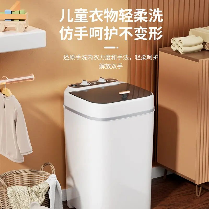 Mini washing machine small semi-automatic household portable washing machine  home appliance