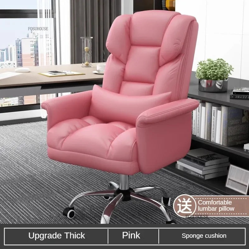 Comfortable Long-term Sitting Office Chairs Reclining Sofa Seat Office Boss Chair Home Dormitory Gaming Chair Office Furniture P