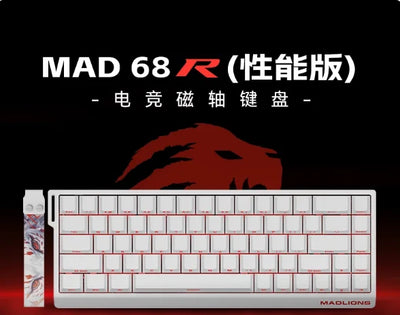 MADCATZ MAD 60HE/68R Magnetic Switch Keyboard Wired MADLIONS MAD60 Rapid Trigger Gaming Keyboard Custom PC Gamer Accessories