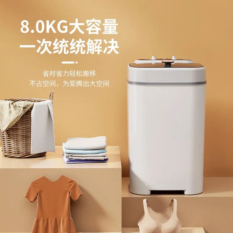 Mini washing machine small semi-automatic household portable washing machine  home appliance