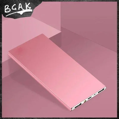 Universal Large capacity power bank rated 10000mAh Android ultra-thin mobile phone universal mobile power bank BCAK