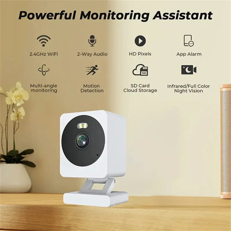 5MP Tuya Smart Life WiFi Camera Baby Monitor HD 1080P Motion Detection Color Night Vision Wireless CCTV Surveillance Camera