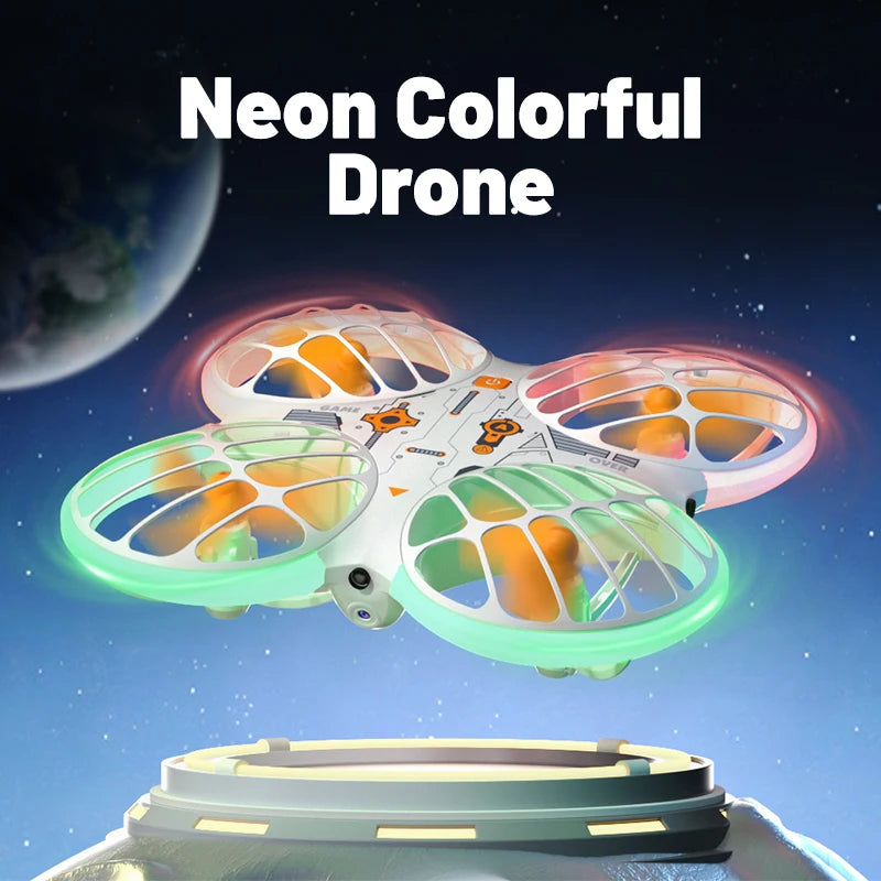 RC Drone Neon Elf 8K Camera APP Remote Control Intelligent Obstacle Avoidance Aircraft Headless Mode Kids Toys Boys Gifts