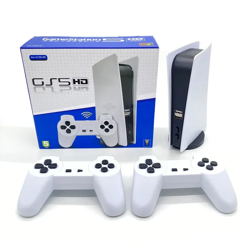 New G155-HD HD output Retro Video Game Console For FC built-in 2000 games For PS5 mini TV Classic Games Station wireless gamepad