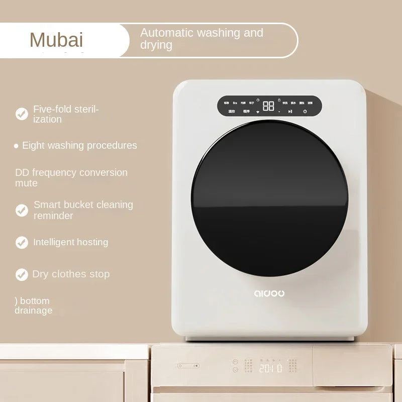 Mini Washing Machine Washing and Drying High Temperature Boiling and Washing Washer and Dryer Machine Underwear