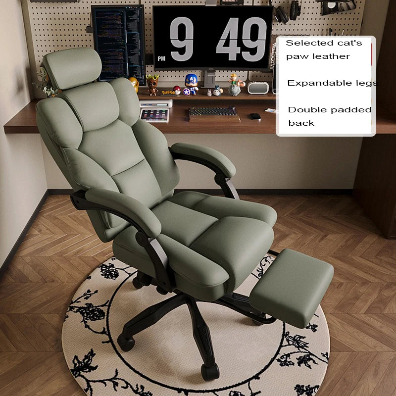 Back Support Chairs Ergonomic Foot Rest Gaming Chairs Adjustable Computer Wheels Relaxing Massage Silla De Oficina Furniture