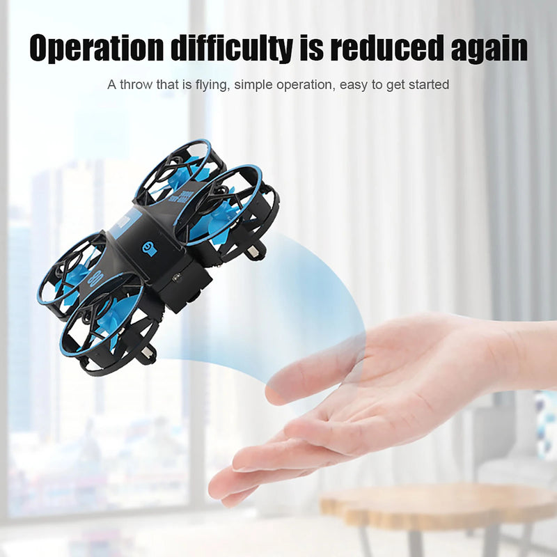 Mini Drone with Lights Mini RC Drone Helicopter Altitude Hold Quadcopter Toys Auto Hovering Headless Mode for Kids and Beginners