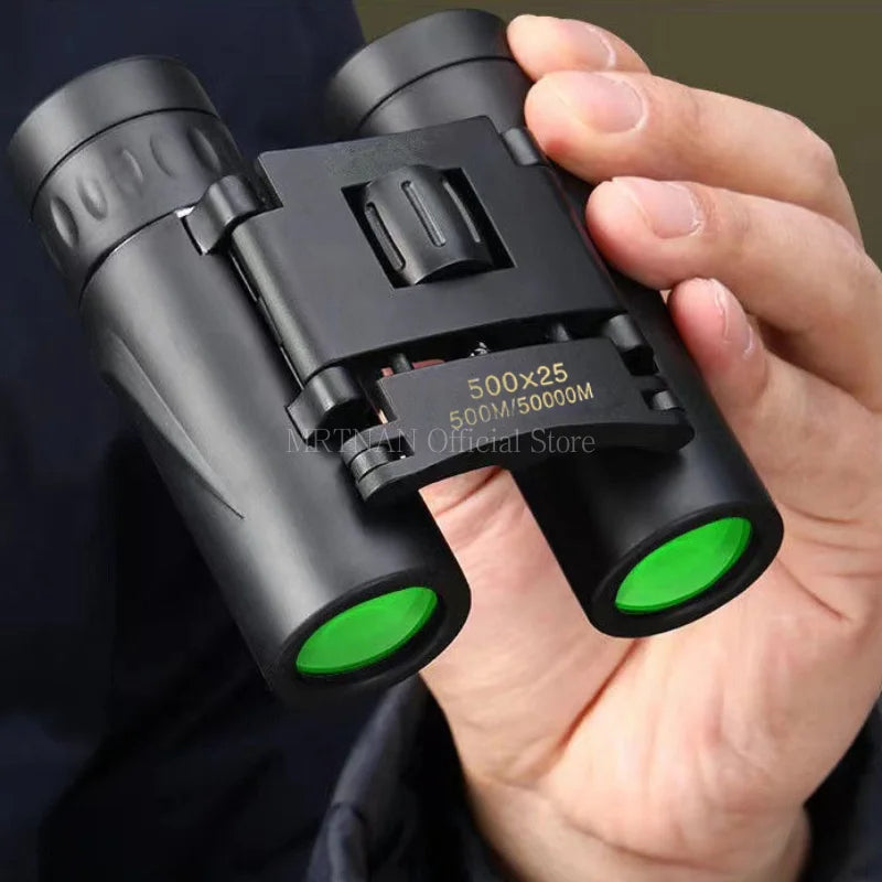 500X25 50000m Zoom Telescope Professional HD Powerful Binoculars Folding Night VisionLong Range Portable Monocular or Camping