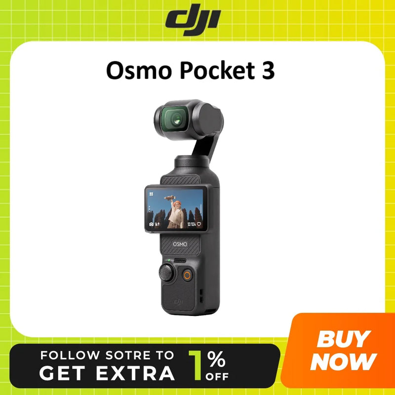 DJI Osmo Pocket 3 Vlogging Camera with 1&