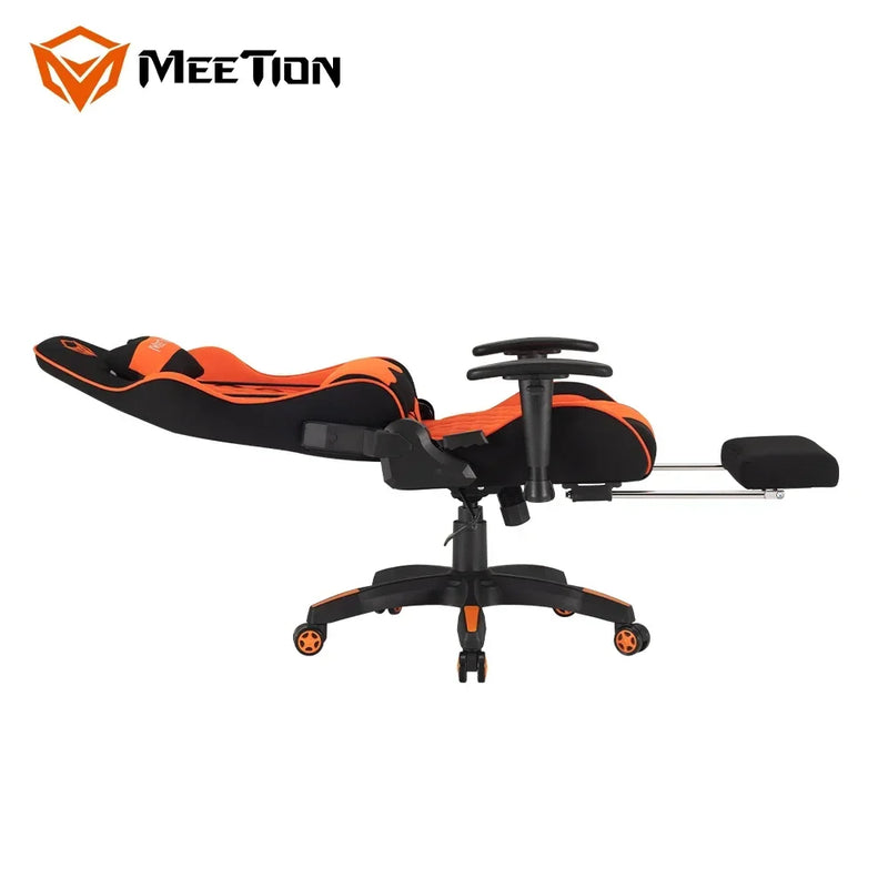 MeeTion CHR25 High Back Ergonomic Recliner Footrest Massage Computer Gamer PC Car Game Racing Seat Gaming Chair