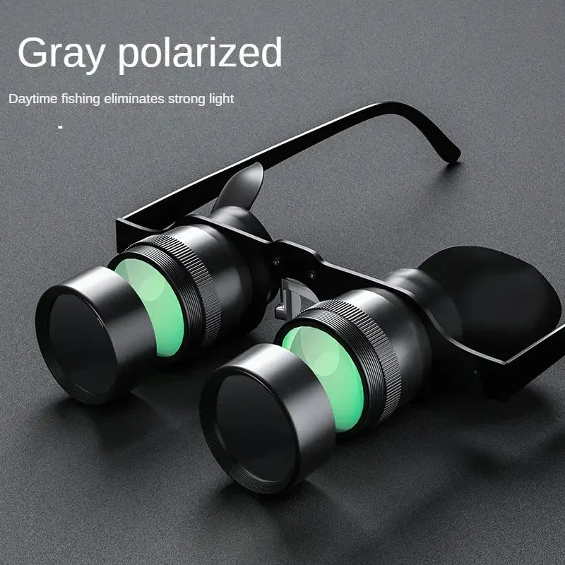 Night Vision Binoculars for Men and Women, Fishing Telescope Glasses, Zoom Magnifier for Hunting and Hiking, Outdoor Tool