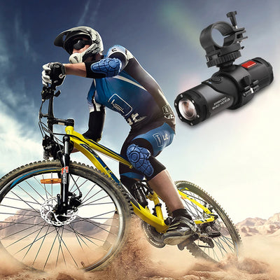 4K Bike Camera Video Camera Waterproof Motorcycle Dash Cam DV WiFi Video Recorder for Outdoor Wilderness Bicycle Climbing