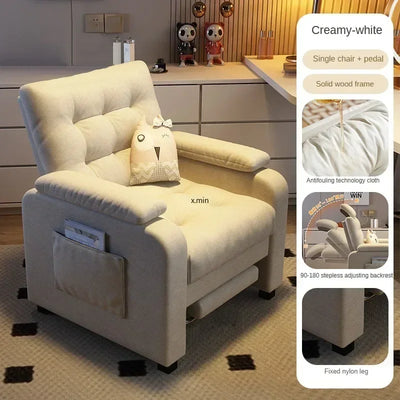 Lazy Computer Chair Home Office Back Sitting Comfortable Sofa Chair Furniture muebles Bedroom Internet Café Gaming Chair