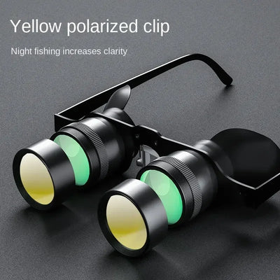 Night Vision Binoculars for Men and Women, Fishing Telescope Glasses, Zoom Magnifier for Hunting and Hiking, Outdoor Tool