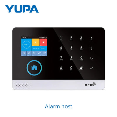 4G WiFi Alarm System Tuya Smart Life APP Control for Home Security Alarm PIR Sensor Door Sensor Smart Home Kit Fire Alarm Panel